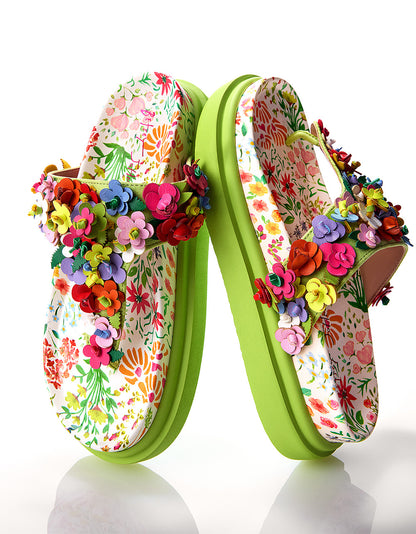KAMMERON NATURAL FLORAL MULTI - SHOES - Betsey Johnson