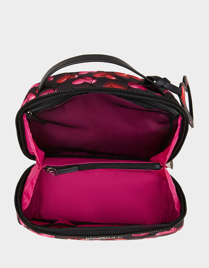 LOAF COSMETIC CASE WITH MIRROR BLACK/MULTI - HANDBAGS - Betsey Johnson