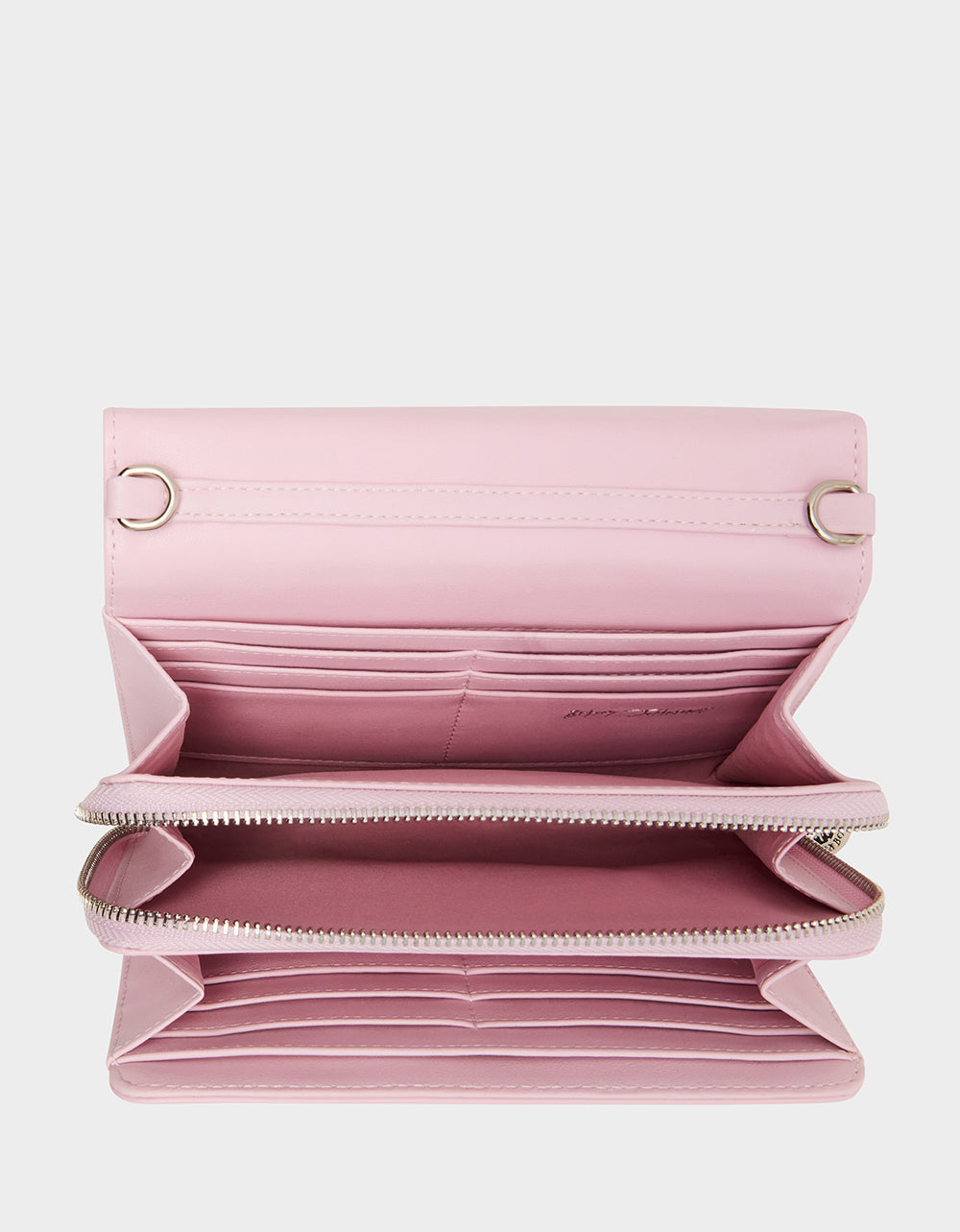 CANDY HEARTS WALLET ON CHAIN PINK