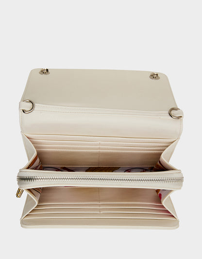 GRAND SLAM WALLET ON CHAIN CREAM - HANDBAGS - Betsey Johnson