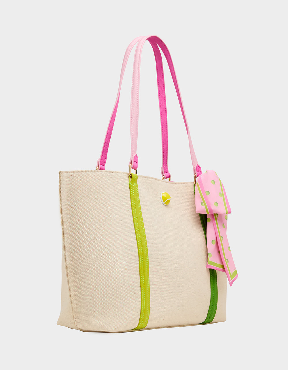 MISS MATCH TOTE NATURAL MULTI - HANDBAGS - Betsey Johnson