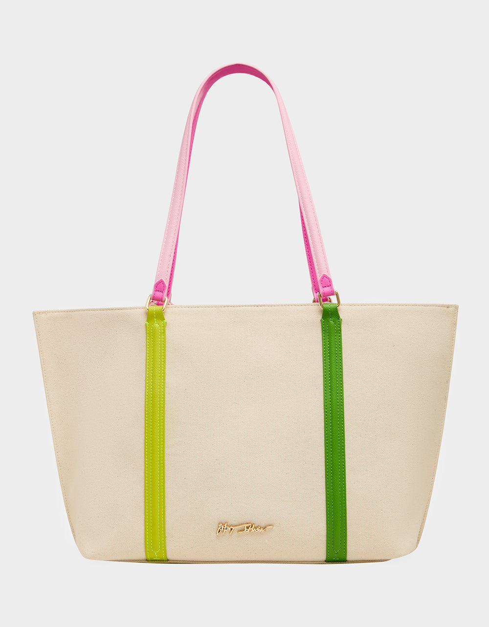 MISS MATCH TOTE NATURAL MULTI - HANDBAGS - Betsey Johnson