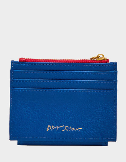 PENNE FOR YOUR THOUGHTS WALLET BLUE - HANDBAGS - Betsey Johnson