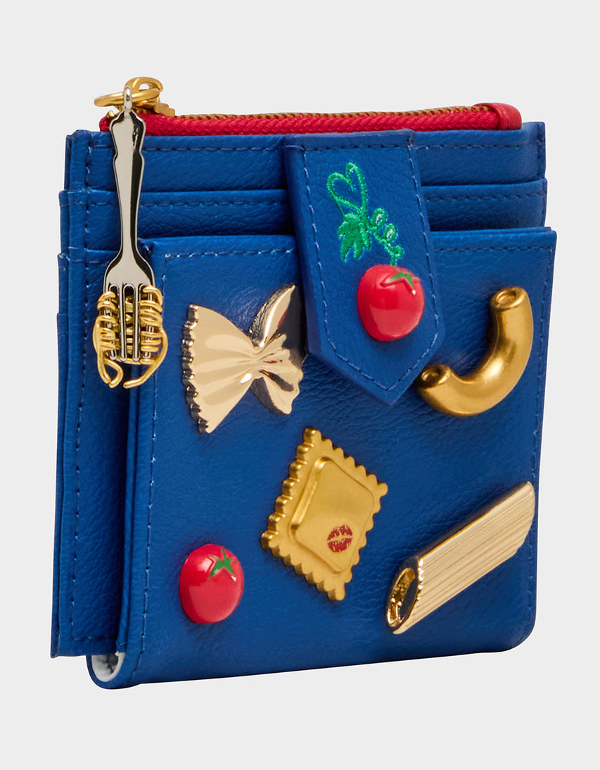 PENNE FOR YOUR THOUGHTS WALLET BLUE - HANDBAGS - Betsey Johnson