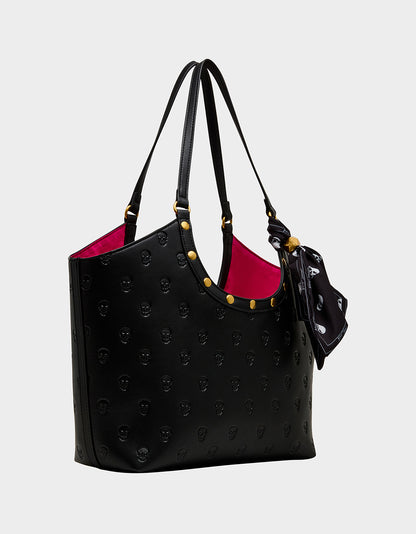 GET AHEAD TOTE BLACK - HANDBAGS - Betsey Johnson