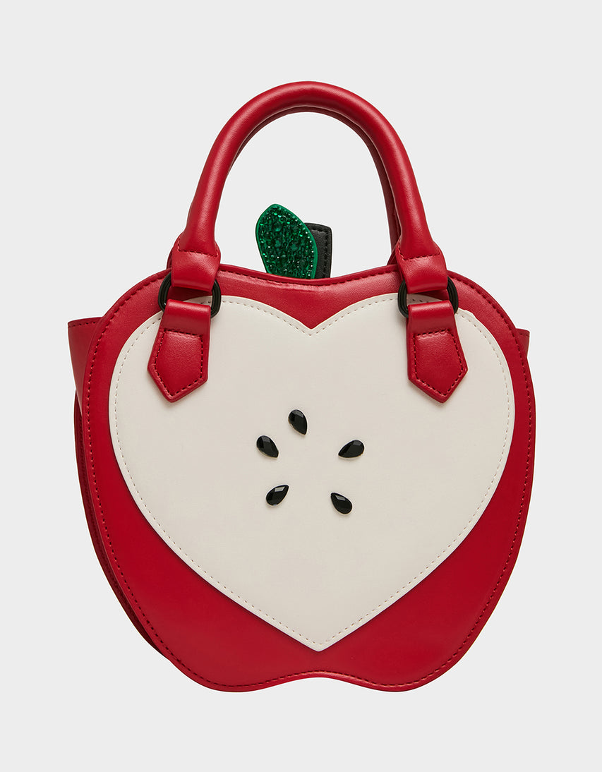 THE APPLE OF MY EYE RED - HANDBAGS - Betsey Johnson
