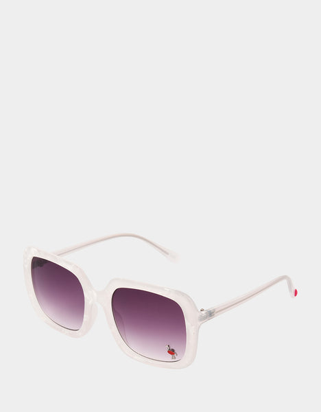 IN THE DETAILS SUNGLASSES WHITE - ACCESSORIES - Betsey Johnson