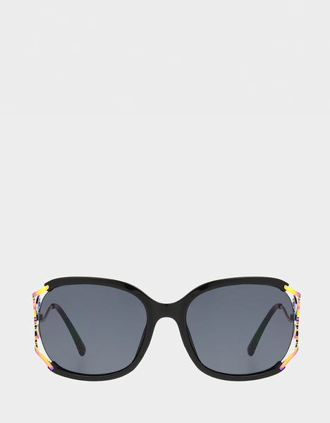 BLAZING STAR SUNGLASSES BLACK Women display picture 2