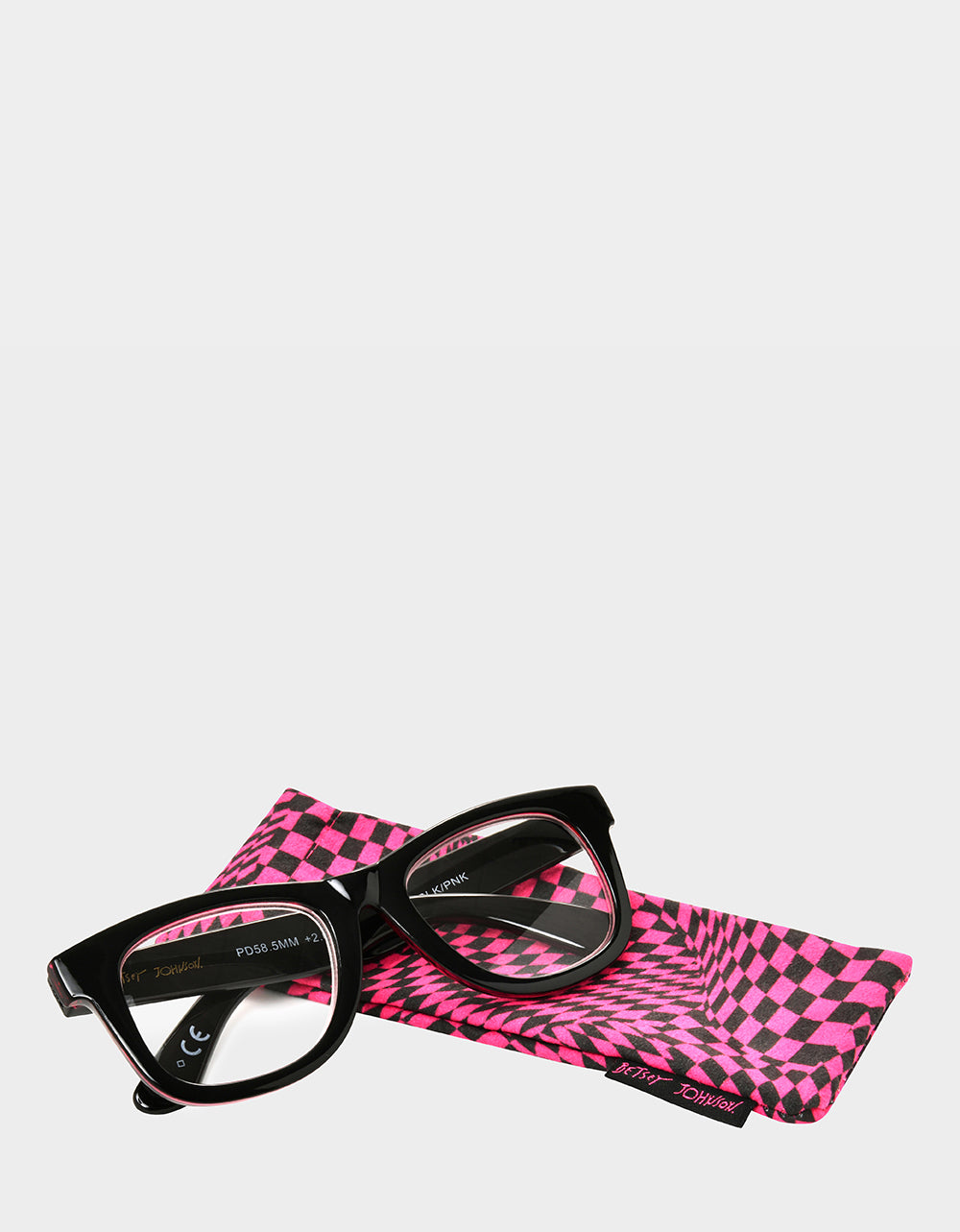 RADIATE JOY SQUARE READING GLASSES BLACK - ACCESSORIES - Betsey Johnson