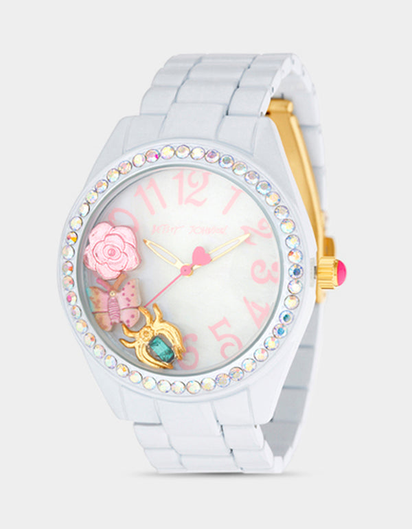 BETSEY TIME FLOATING CRITTERS WATCH MULTI - ACCESSORIES - Betsey Johnson