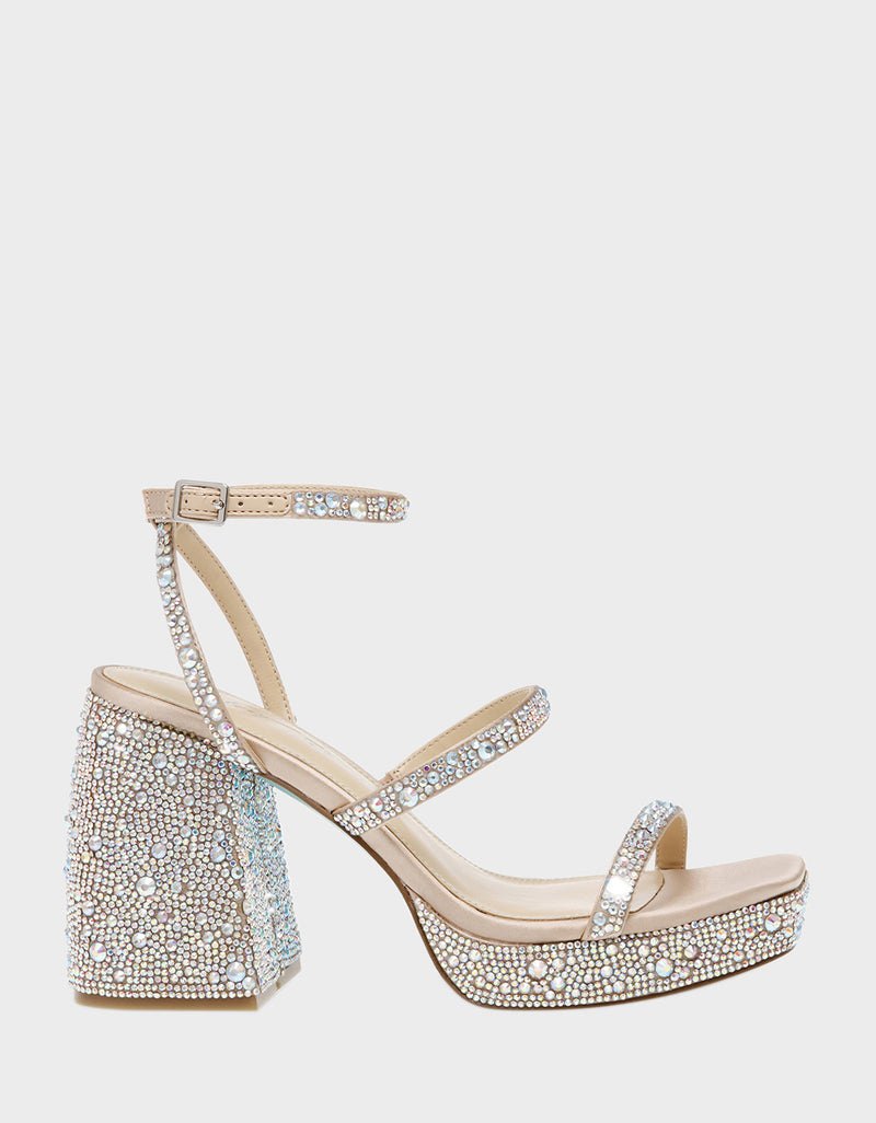 DENNI RHINESTONES Sparkly Heels - Betsey Johnson