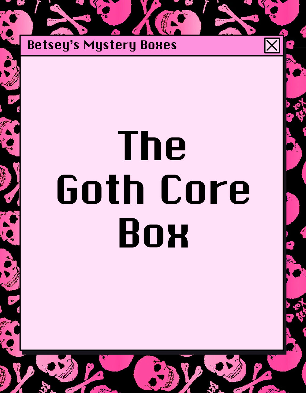 GOTH MYSTERY SHOE ITEM