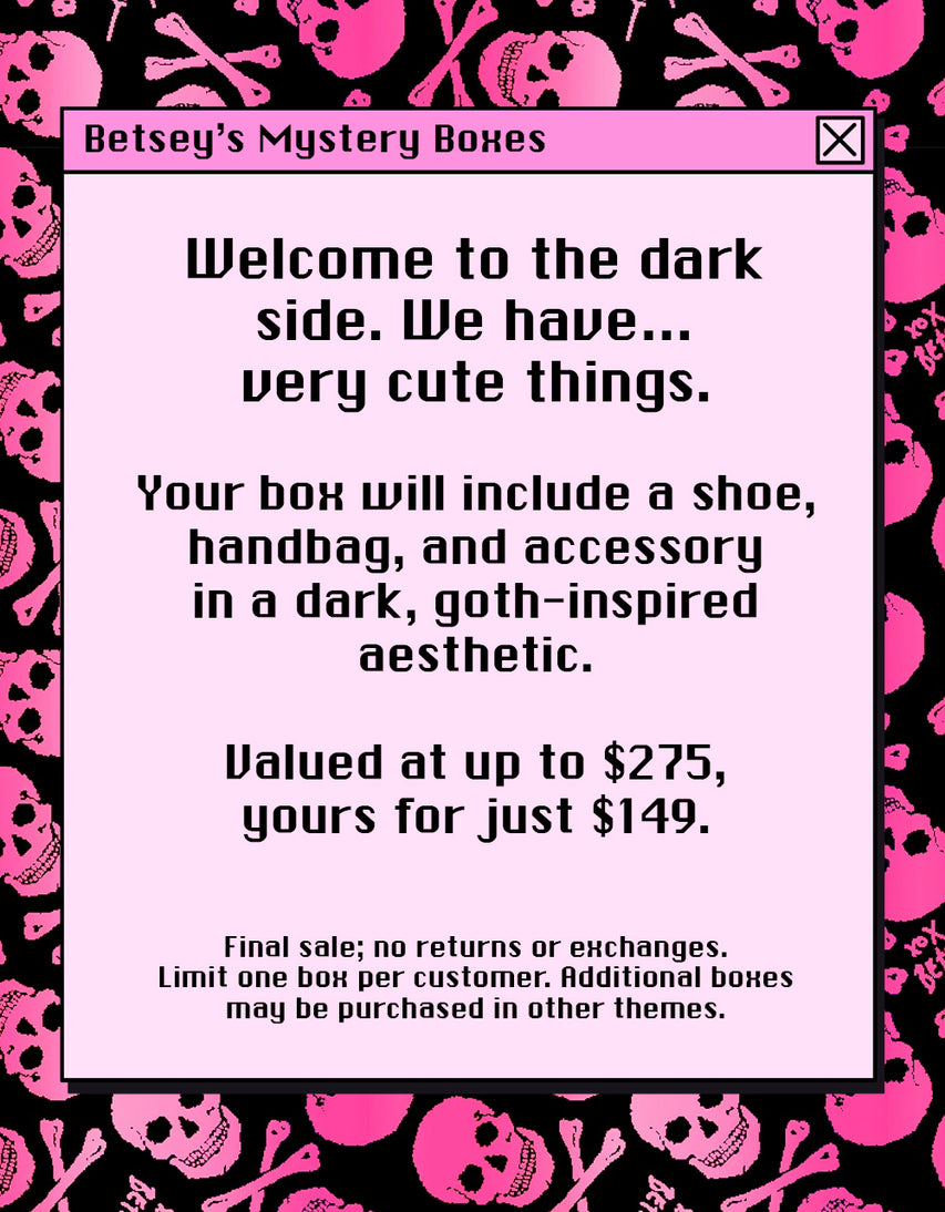 GOTH MYSTERY SHOE ITEM