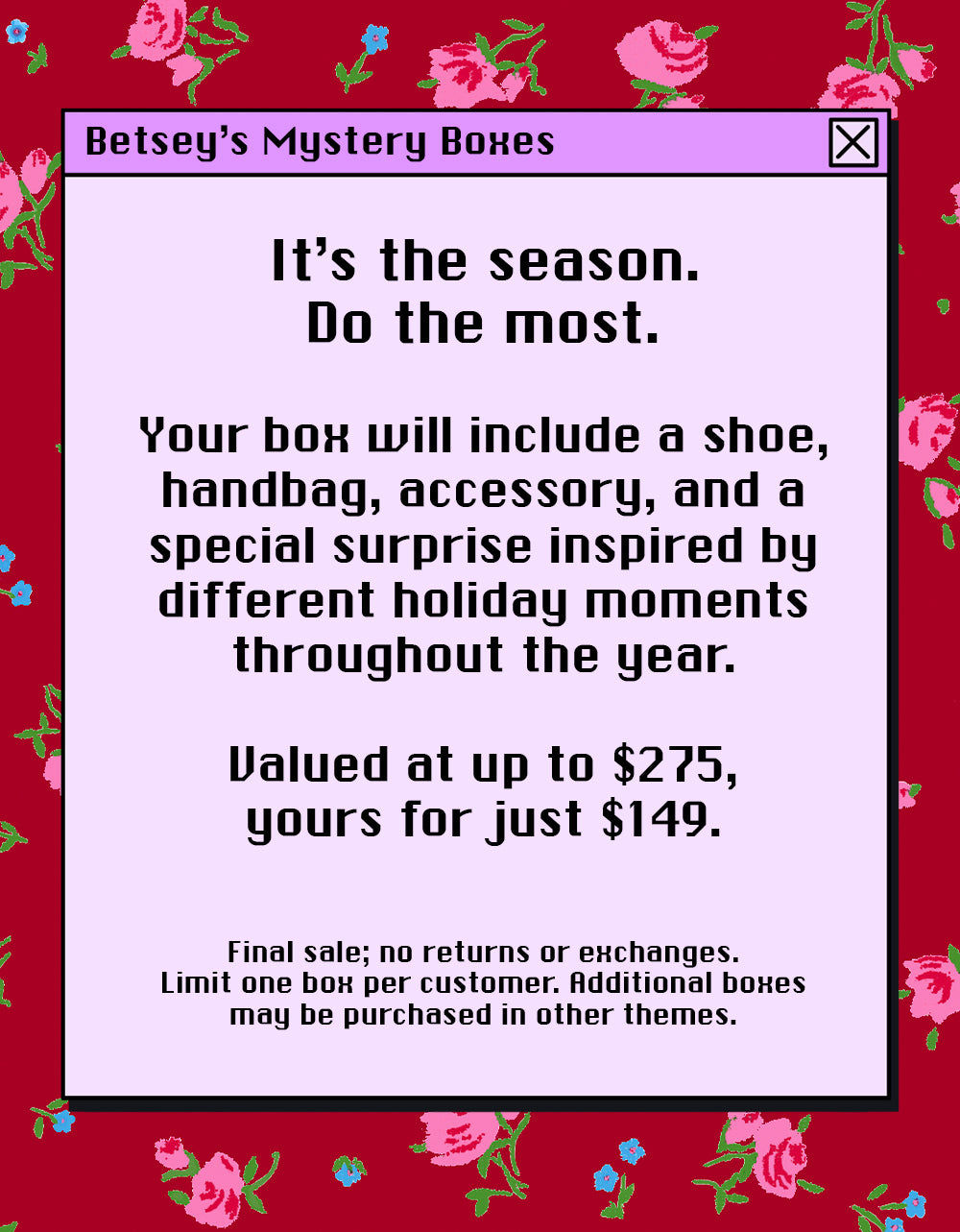 THE HOLI-YAY! MYSTERY BOX - MYSTERY BOX - Betsey Johnson - view 2
