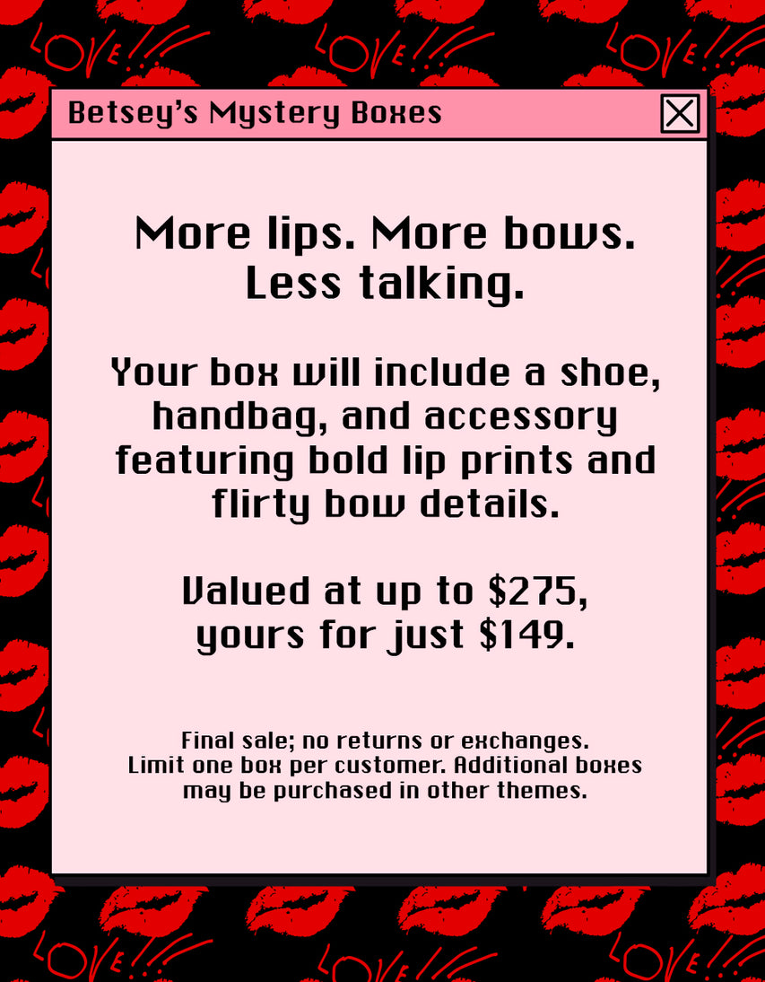 THE KISS & TELL MYSTERY BOX - MYSTERY BOX - Betsey Johnson