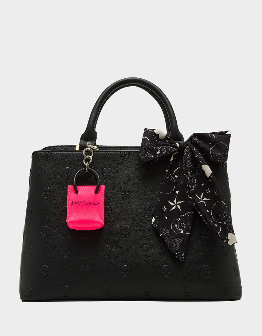 SHOPPER BAG CHARM PINK - ACCESSORIES - Betsey Johnson