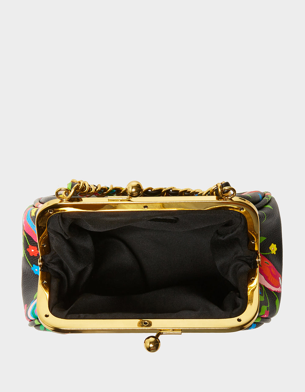 LIL' NUGGET KISS LOCK BAG BLACK MULTI - HANDBAGS - Betsey Johnson - view 3