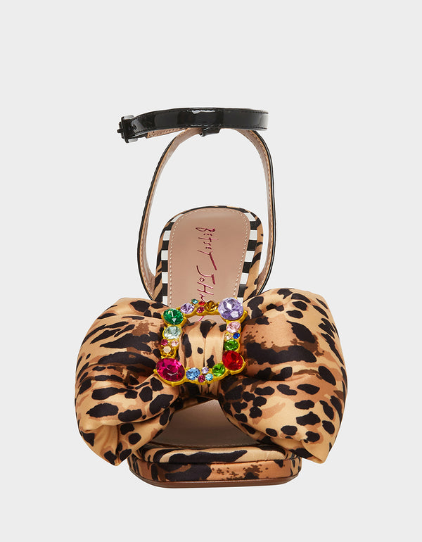 Betsey Johnson Cheetah Handbag Purse B Bag Cheetah