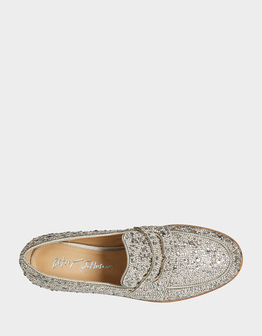 ARON SILVER Loafers - Betsey Johnson