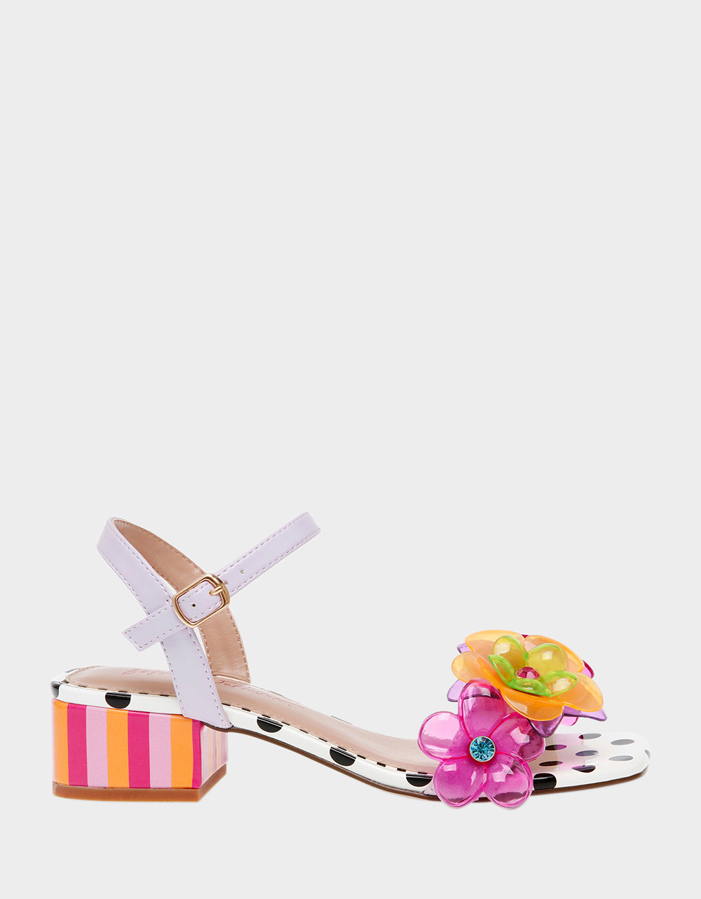 DOTTEE LILAC | Floral Sandal – Betsey Johnson