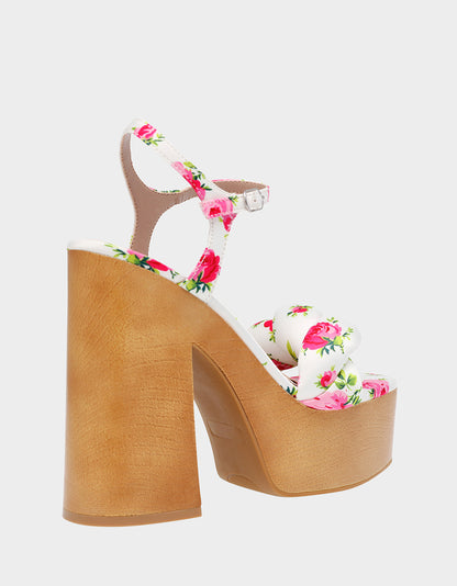 MANDEE WHITE MULTI - SHOES - Betsey Johnson