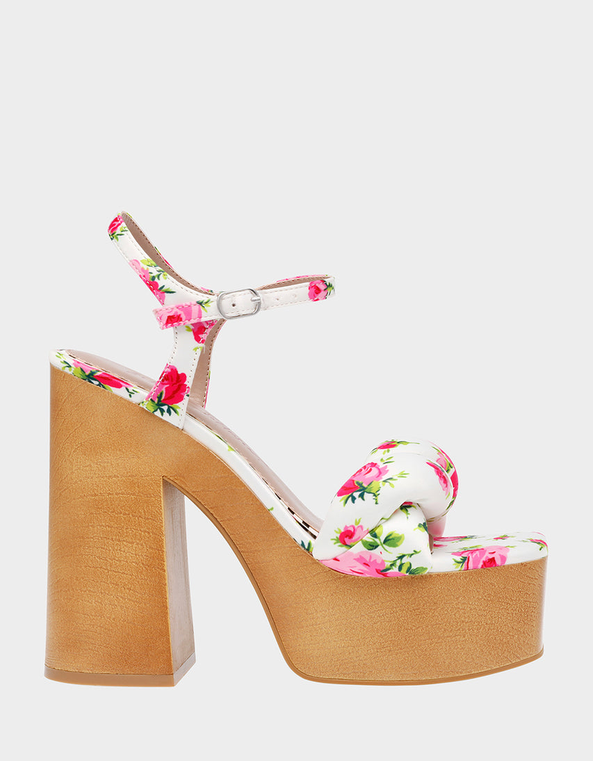 MANDEE WHITE MULTI - SHOES - Betsey Johnson