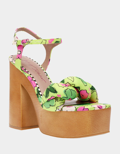 MANDEE YELLOW MULTI - SHOES - Betsey Johnson