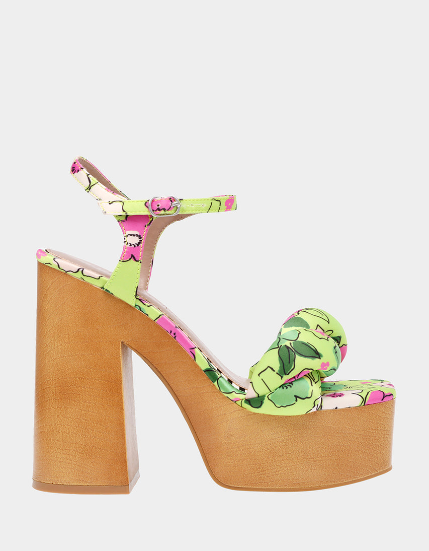 MANDEE YELLOW MULTI - SHOES - Betsey Johnson