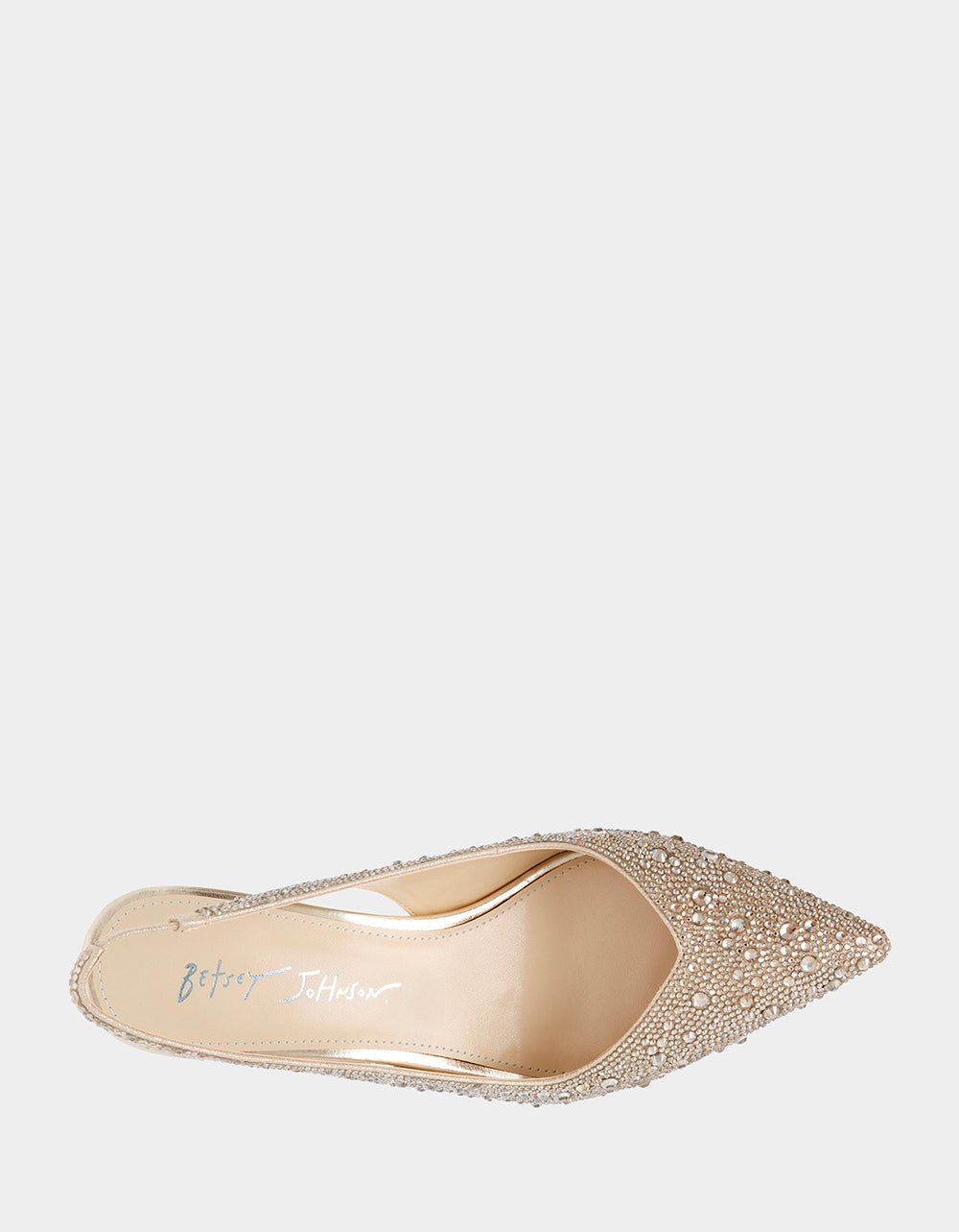 CLARK GOLD Women's Rhinestone Sling-Back Pumps – Betsey Johnson