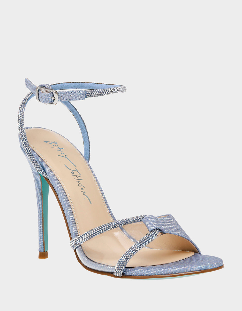 VERA LIGHT BLUE Bridal Heel Betsey Johnson