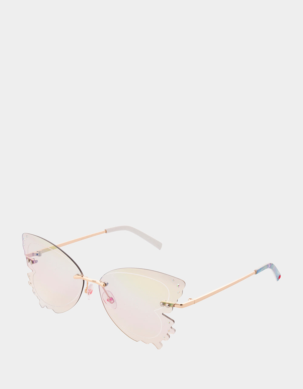 TAKE FLIGHT SUNGLASSES IRIDESCENT - ACCESSORIES - Betsey Johnson