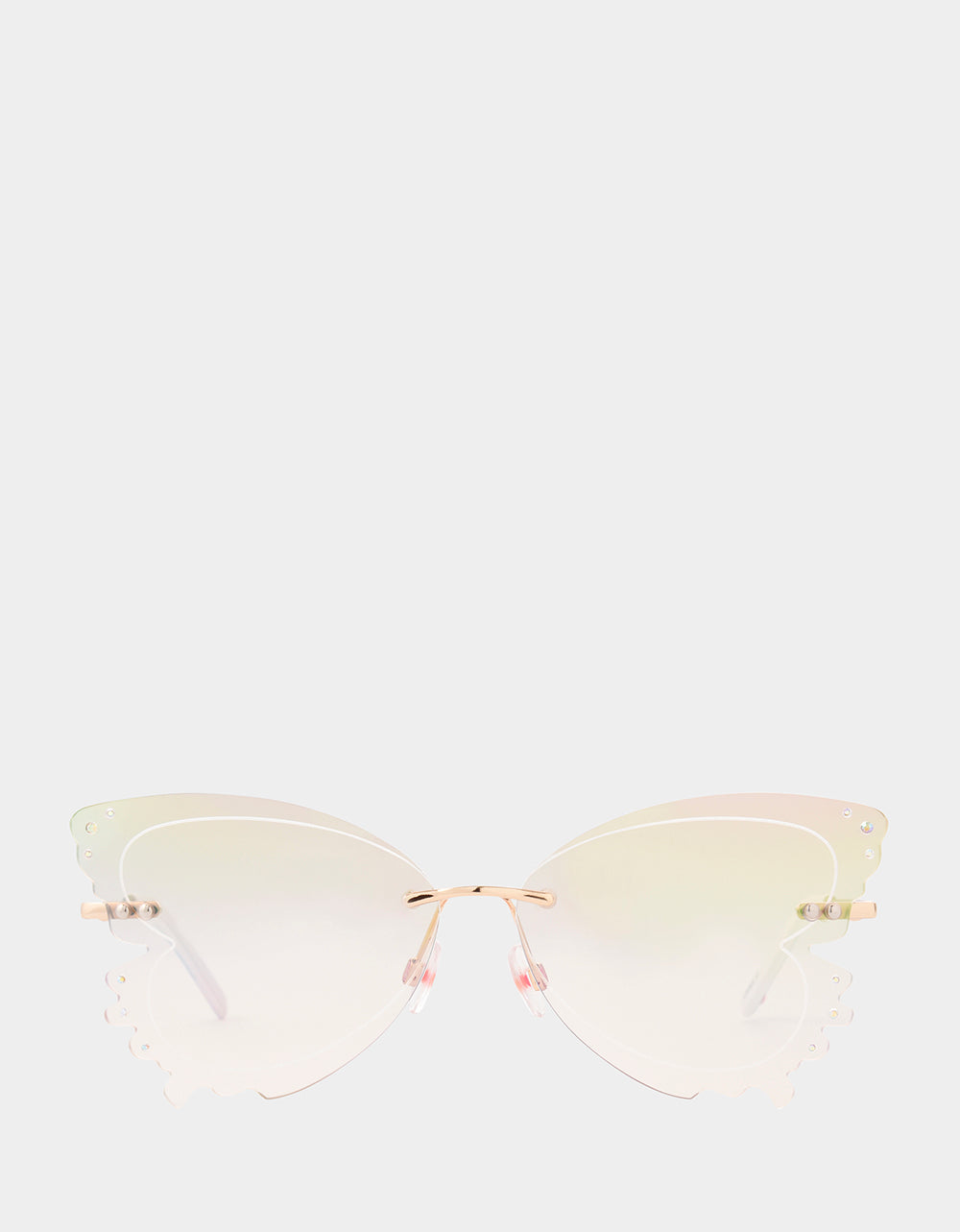 TAKE FLIGHT SUNGLASSES IRIDESCENT - ACCESSORIES - Betsey Johnson