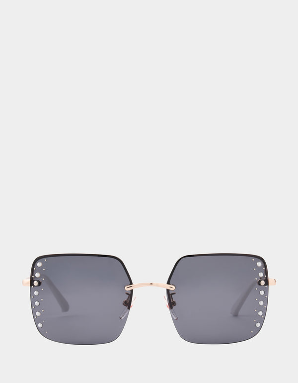 ON THE EDGE SUNGLASSES GOLD - ACCESSORIES - Betsey Johnson