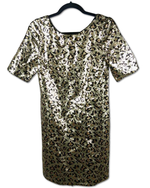 Cheetah Sequin Dress | RE:LUV -  - Betsey Johnson