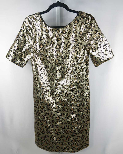 Cheetah Sequin Dress | RE:LUV -  - Betsey Johnson